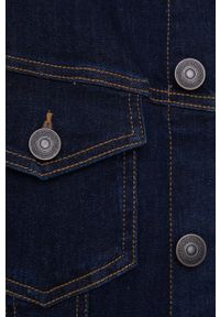 PRODUKT by Jack & Jones - Produkt by Jack & Jones kurtka jeansowa męska kolor granatowy przejściowa. Okazja: na co dzień. Kolor: niebieski. Materiał: jeans. Styl: casual