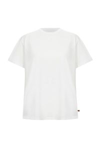 MUUV. - T-shirt Premium Basic. Okazja: na co dzień. Kolor: biały. Materiał: bawełna, dzianina. Wzór: gładki. Styl: casual #2