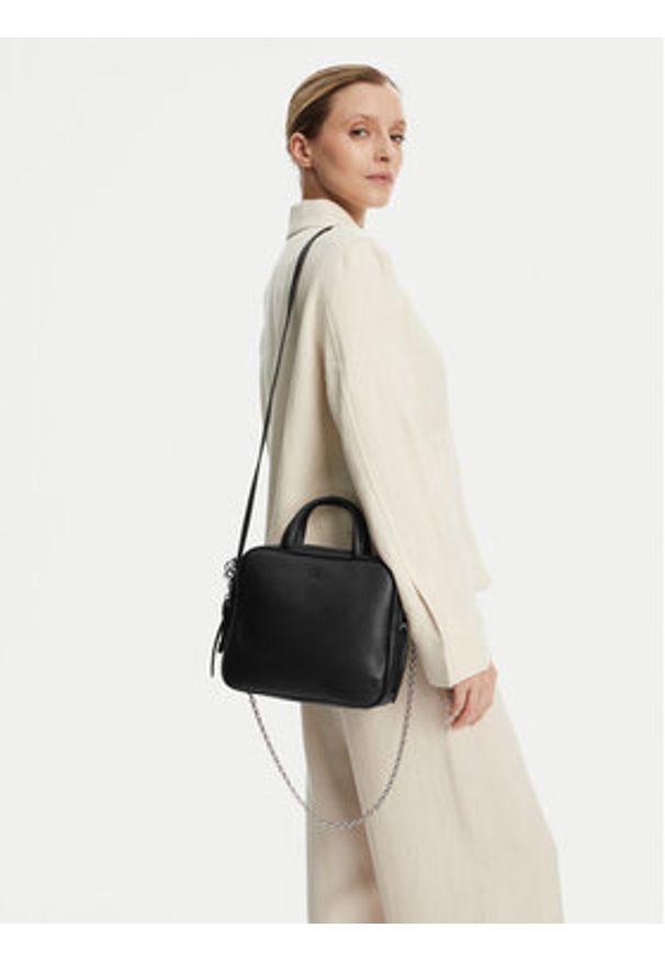 Weekend Max Mara Torebka 2515511164650 Czarny. Kolor: czarny. Materiał: skórzane