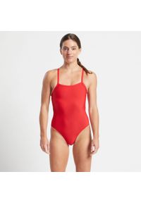 Strój pływacki jednoczęściowy damski FINIS Skinback Solid. Kolor: czerwony