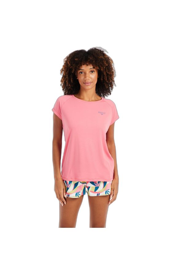 Koszulka damska Protest Happy. Kolor: różowy. Sezon: lato