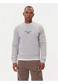Guess Jeans Bluza M5BQ35 K9V31 Szary Slim Fit. Kolor: szary. Materiał: bawełna #1