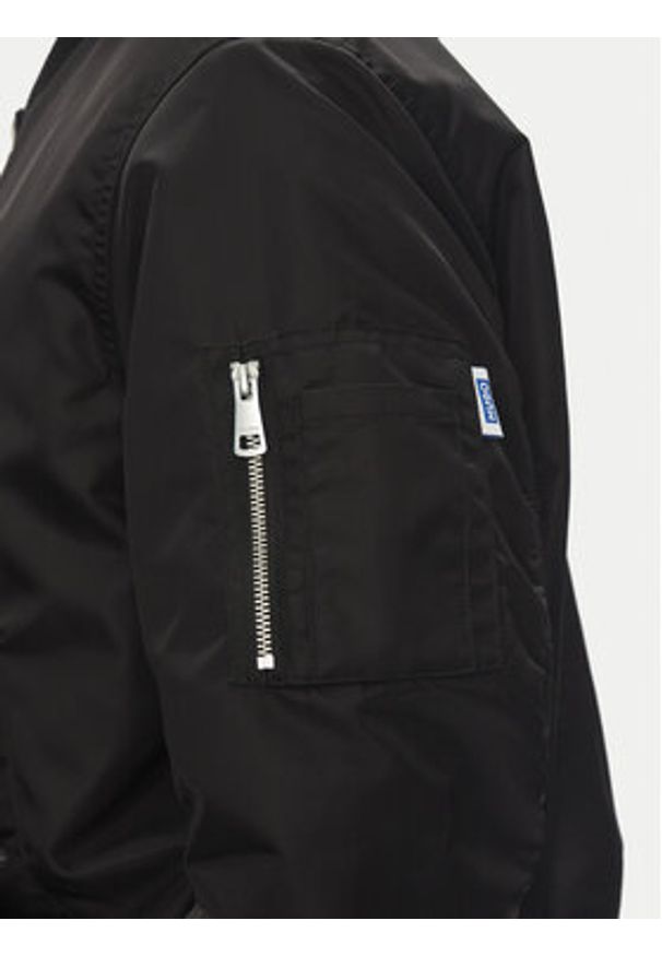 Hugo - HUGO Kurtka bomber Biero 2531 50548696 Czarny Regular Fit. Kolor: czarny. Materiał: syntetyk