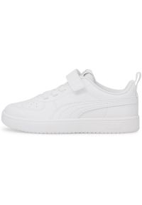Buty do chodzenia dla dzieci Puma Rickie AC PS. Zapięcie: rzepy. Kolor: niebieski, wielokolorowy, biały. Materiał: syntetyk, materiał. Szerokość cholewki: normalna. Sport: turystyka piesza
