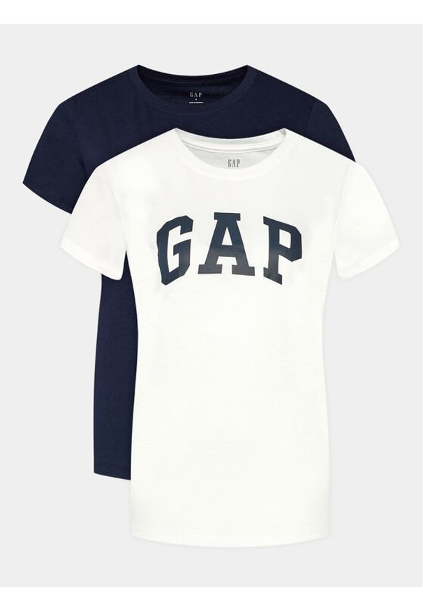 GAP - Gap Komplet t-shirtów 548683-00 Granatowy Regular Fit. Kolor: niebieski. Materiał: bawełna
