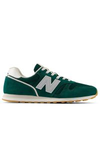 Buty unisex New Balance ML373SG2 - zielone. Okazja: na co dzień. Kolor: zielony. Materiał: guma, syntetyk, skóra, materiał. Szerokość cholewki: normalna. Model: New Balance 373 #1