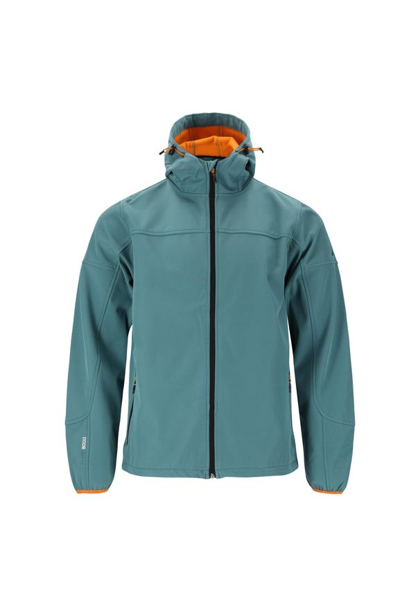 Windbreaker Whistler Duble 8000. Kolor: niebieski. Materiał: softshell. Sport: turystyka piesza