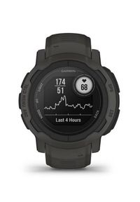 GARMIN - Garmin Instinct 2 z czujnikiem tętna HRM Elevate (grafitowy / grafitowy pasek). Rodzaj zegarka: cyfrowe. Kolor: szary. Materiał: włókno. Styl: retro, sportowy, casual, młodzieżowy #5