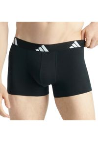 Adidas - Bokserki Active Flex Cotton 10 pak. Kolor: szary. Materiał: bawełna, elastan