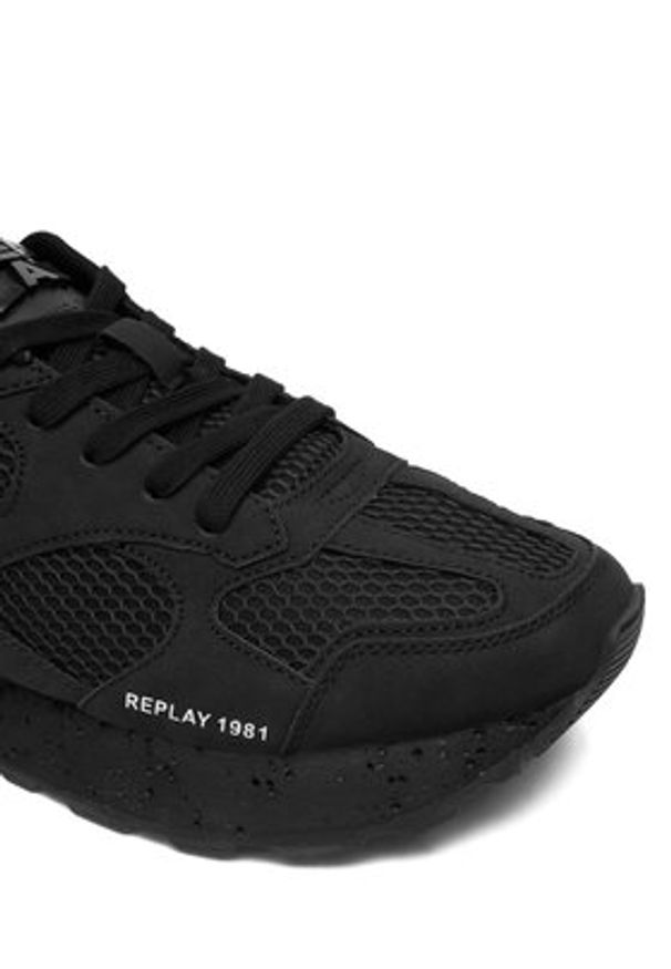 Replay - REPLAY Sneakersy GMSG7 .000.C0002S Czarny. Kolor: czarny. Materiał: skóra