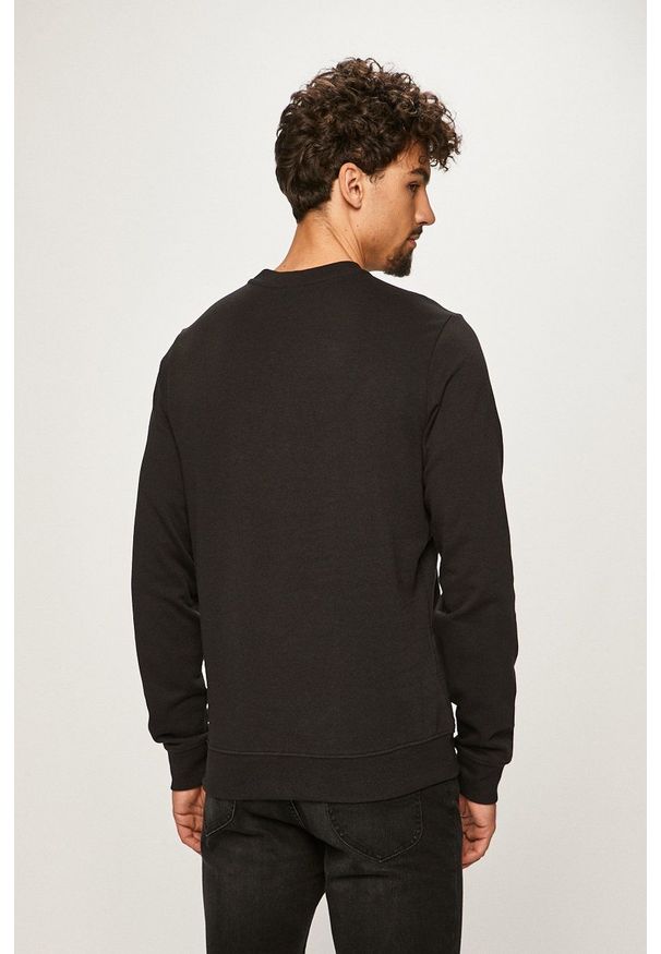 Kappa - Bluza Sertum. Kolor: czarny. Materiał: materiał