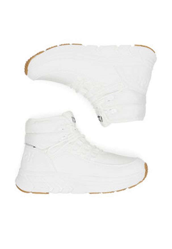 Reebok Botki H1-048 WW Biały. Kolor: biały. Materiał: materiał