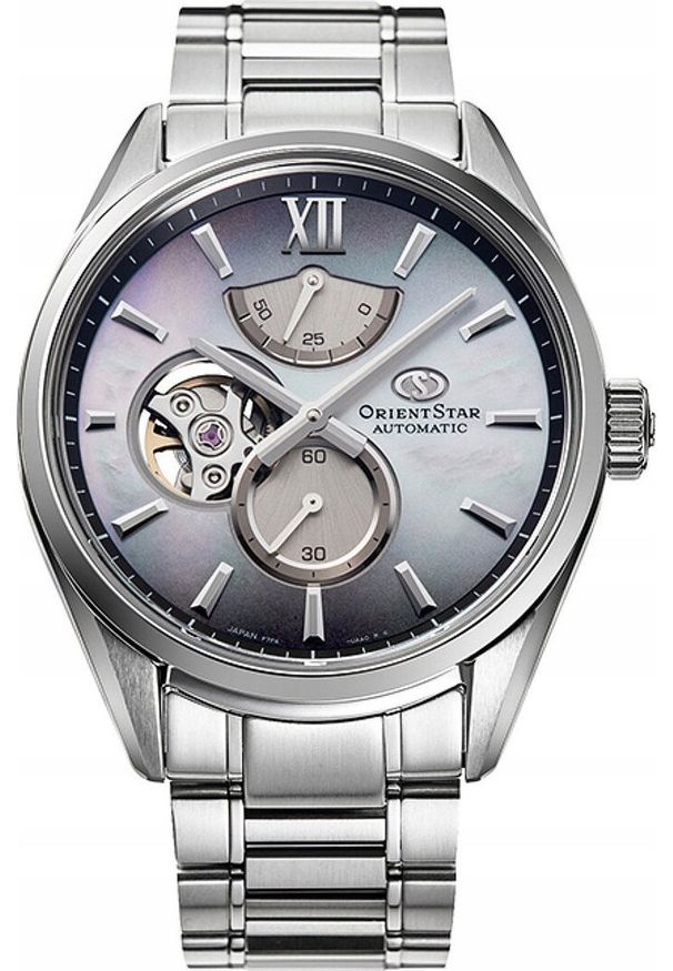 Zegarek męski Orient Star RE-BY0009A00B srebrny. Kolor: srebrny