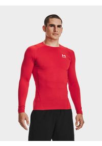 Under Armour - Koszulka męska termoaktywna UNDER ARMOUR HeatGear długi rękaw. Kolor: czerwony. Długość rękawa: długi rękaw. Długość: długie