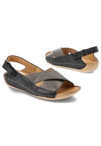 Czarne Sandały Maciejka Wygodne Obuwie Damskie. Okazja: na co dzień. Zapięcie: pasek. Kolor: czarny. Materiał: skóra. Sezon: lato. Styl: klasyczny, casual, elegancki #5