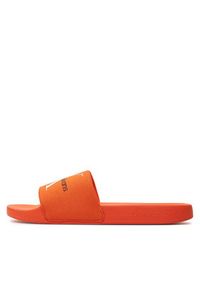 Calvin Klein Jeans Klapki Slide Monogram Co YM0YM00061 Pomarańczowy. Kolor: pomarańczowy