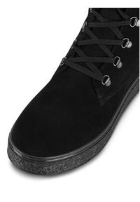 Rieker Trzewiki 78800-00 Czarny. Kolor: czarny. Materiał: skóra, zamsz #2