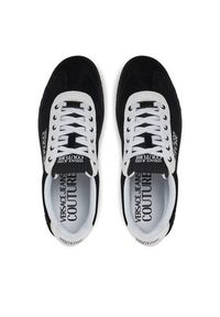 Versace Jeans Couture Sneakersy 78YA3SK6 Czarny. Kolor: czarny. Materiał: zamsz, skóra #5