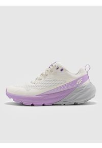 4f - 4F Niskie sneakersy SPEED HIKER damskie - fioletowe 36. Okazja: na spacer, na co dzień. Kolor: fioletowy. Materiał: materiał, guma. Szerokość cholewki: normalna. Sport: turystyka piesza