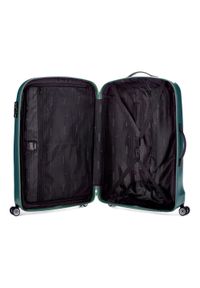 Wittchen - Duża walizka z polikarbonu jednokolorowa zielona. Kolor: zielony. Materiał: guma #6