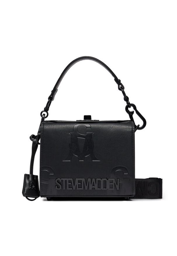 Steve Madden Torebka Bkrome-X SM13001229-BBL Czarny. Kolor: czarny. Materiał: skórzane