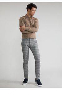 Pako Lorente - Spodnie męskie w kratę P22SF-WX-005-S-0. Materiał: poliester, elastan, wiskoza. Długość: długie #3