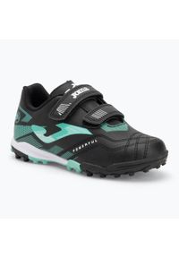 Buty piłkarskie dla dzieci Joma Powerfull TF JR. Kolor: czarny. Sport: piłka nożna