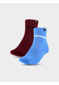 4f - 4F Skarpetki casual za kostkę (2-pack) uniseks - multikolor 35-38. Kolor: wielokolorowy. Materiał: bawełna, materiał, poliamid, włókno