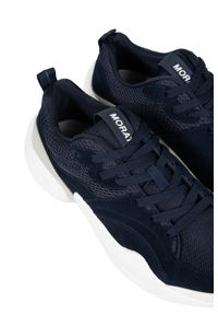 Antony Morato Sneakersy | MMFW01237-LE300005 | Mężczyzna | Granatowy. Nosek buta: okrągły. Kolor: niebieski. Materiał: tkanina, skóra. Sezon: lato #4