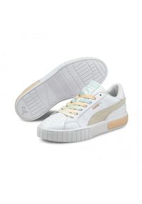 Buty do chodzenia damskie Puma Cali Star Gl. Zapięcie: sznurówki. Kolor: biały. Materiał: skóra, syntetyk, tkanina, materiał. Szerokość cholewki: normalna. Sport: turystyka piesza