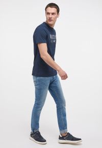 Mustang - MĘSKIE SPODNIE JEANSOWE MUSTANG ATLANTA SUPER SKINNY DENIM BLUE 1014186 5000 313 #4