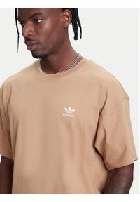 Adidas - adidas T-Shirt Trefoil Essentials JV5944 Beżowy Oversize. Kolor: beżowy. Materiał: bawełna #4