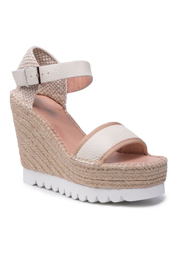 Espadryle Pollini. Kolor: beżowy