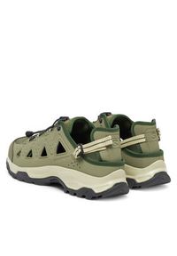 salomon - Salomon Sandały Alhama L47786400 Zielony. Kolor: zielony. Materiał: skóra