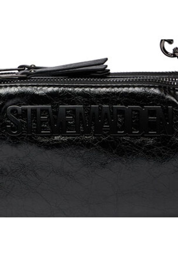 Steve Madden Torebka Bnicco SM13001162-BLK Czarny. Kolor: czarny. Materiał: skórzane