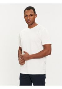 Selected Homme T-Shirt 16088574 Biały Regular Fit. Kolor: biały. Materiał: bawełna