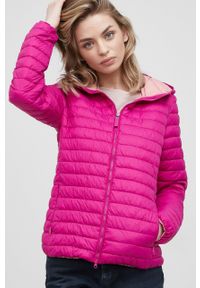 Invicta kurtka damska kolor różowy przejściowa. Kolor: różowy. Materiał: włókno, materiał. Wzór: gładki