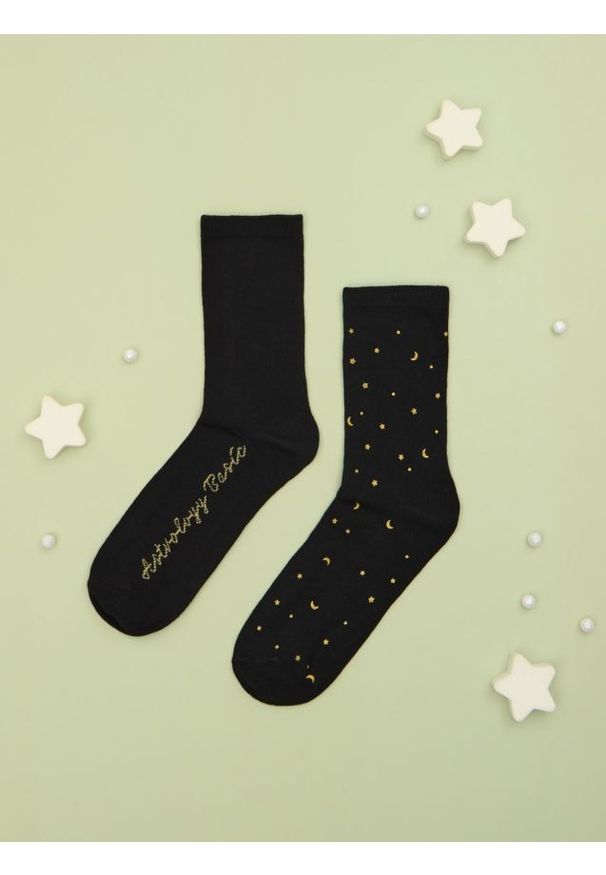 Sinsay - Skarpetki - czarny. Kolor: czarny