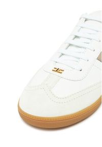 Elisabetta Franchi Sneakersy SA-50G-51E2-V400 Écru. Materiał: skóra #4