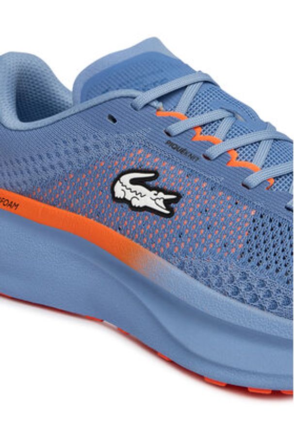 Lacoste Sneakersy Neo Run 2 51SMA0026 Niebieski. Kolor: niebieski. Materiał: materiał. Sport: bieganie