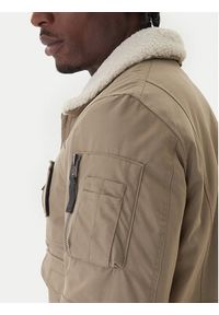 Aeronautica Militare Kurtka bomber 252AB3024UCT03151 Khaki Regular Fit. Kolor: brązowy. Materiał: syntetyk #5