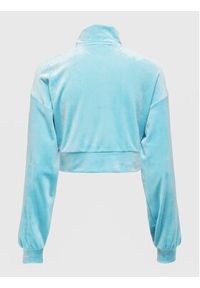 only - ONLY Bluza Onlrebel New L/S Cropped Highneck Swt 15310718 Błękitny Regular Fit. Kolor: niebieski. Materiał: syntetyk #3