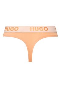 Hugo - HUGO Stringi 50469651 Pomarańczowy. Kolor: pomarańczowy. Materiał: bawełna