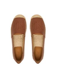 Lauren Ralph Lauren - LAUREN RALPH LAUREN Espadryle Cameryn 802P04415003 Brązowy. Kolor: brązowy. Materiał: skóra #5