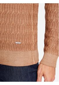 JOOP! Golf 30038085 Beżowy Modern Fit. Typ kołnierza: golf. Kolor: beżowy. Materiał: wełna #5