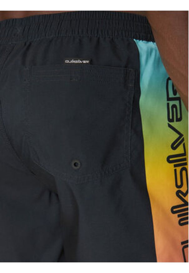 Quiksilver Szorty kąpielowe EQYJV04136 Czarny Regular Fit. Kolor: czarny. Materiał: syntetyk