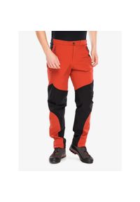 Spodnie softshell męskie Rab Torque Pants. Kolor: czerwony. Materiał: softshell