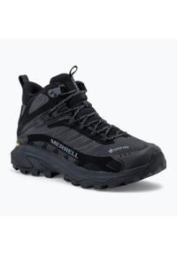 Buty turystyczne męskie Merrell Moab Speed 2 Mid GTX. Kolor: czarny. Sport: turystyka piesza