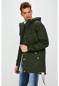 Only & Sons Parka męska kolor zielony przejściowa. Okazja: na co dzień. Kolor: zielony. Styl: casual #2