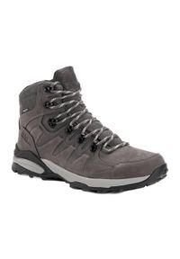 Buty trekkingowe męskie Jack Wolfskin Refugio Prime Texapore Mid. Kolor: szary. Sport: turystyka piesza